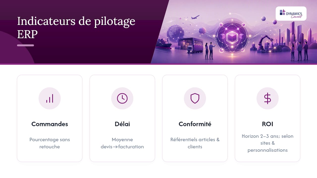 Indicateurs ERP et horizon de retour sur investissement